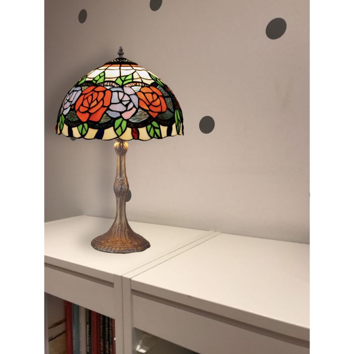 Lámpara de mesa Viro Rosy Multicolor Zinc 60 W 30 x 50 x 30 cm 4