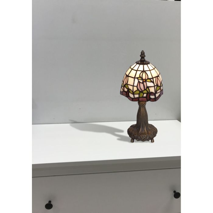 Lámpara de mesa Viro Iluminación Marrón Zinc 60 W 15 x 28 x 15 cm 1