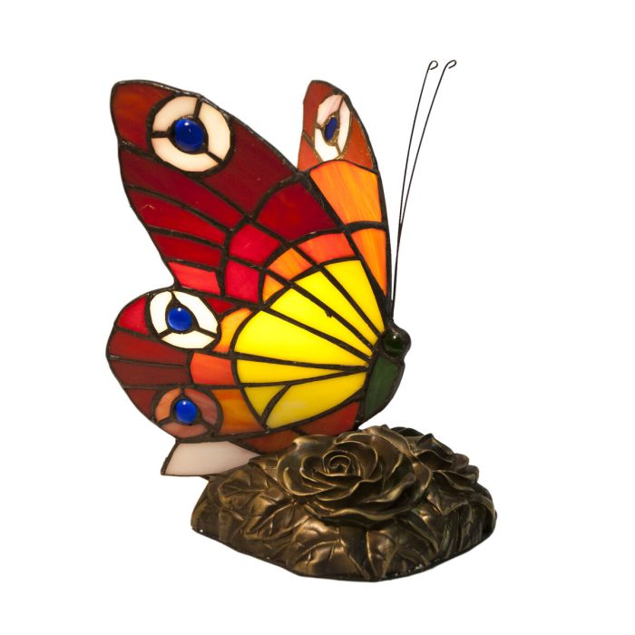 Lámpara de mesa Viro Mariposa Multicolor Zinc 60 W 23 x 28 x 23 cm Mariposa