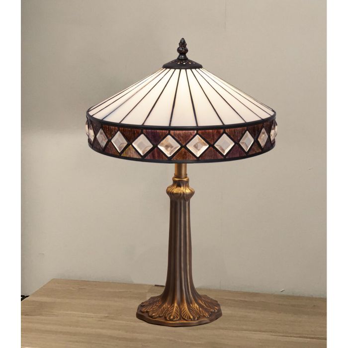Lámpara de mesa Viro Ilumina Blanco Zinc 60 W 30 x 50 x 30 cm 2