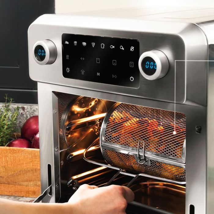 Mini Horno Eléctrico Cecotec Bake&Fry 1400 Touch Steel 5 Mini Horno Eléctrico Cecotec Bake&Fry 1400 Touch Steel 5