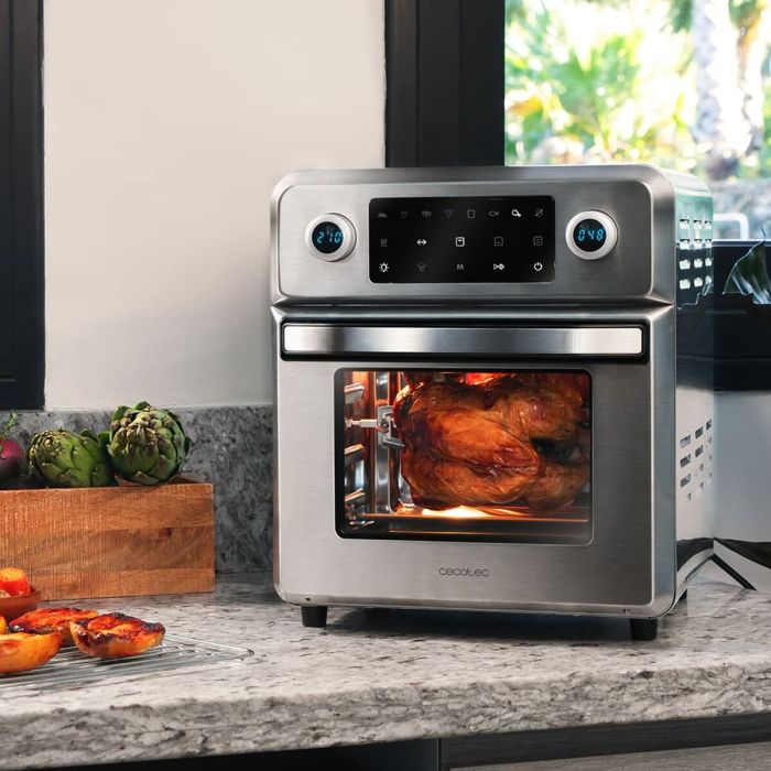 Mini Horno Eléctrico Cecotec Bake&Fry 1400 Touch Steel 4 Mini Horno Eléctrico Cecotec Bake&Fry 1400 Touch Steel 4