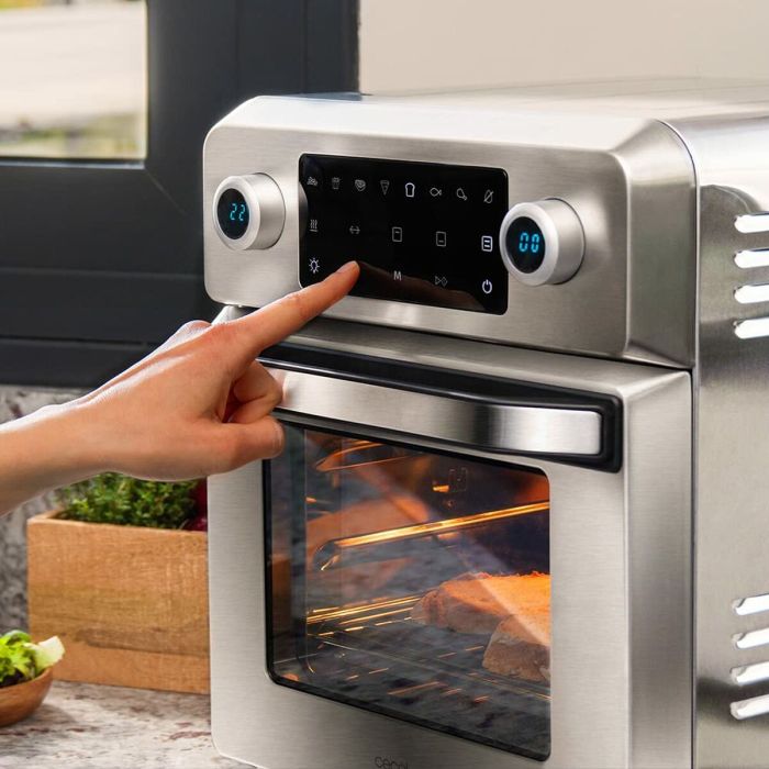 Mini Horno Eléctrico Cecotec Bake&Fry 1400 Touch Steel 3 Mini Horno Eléctrico Cecotec Bake&Fry 1400 Touch Steel 3