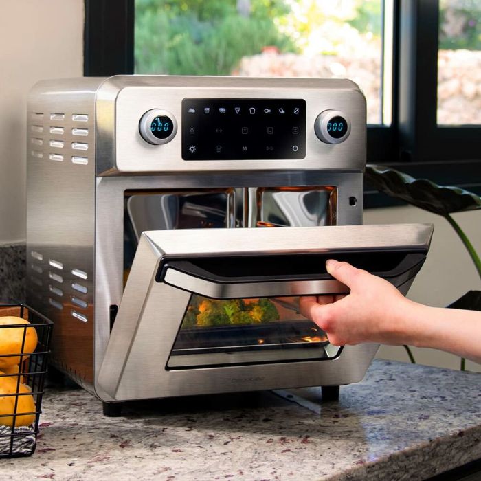 Mini Horno Eléctrico Cecotec Bake&Fry 1400 Touch Steel 2 Mini Horno Eléctrico Cecotec Bake&Fry 1400 Touch Steel 2