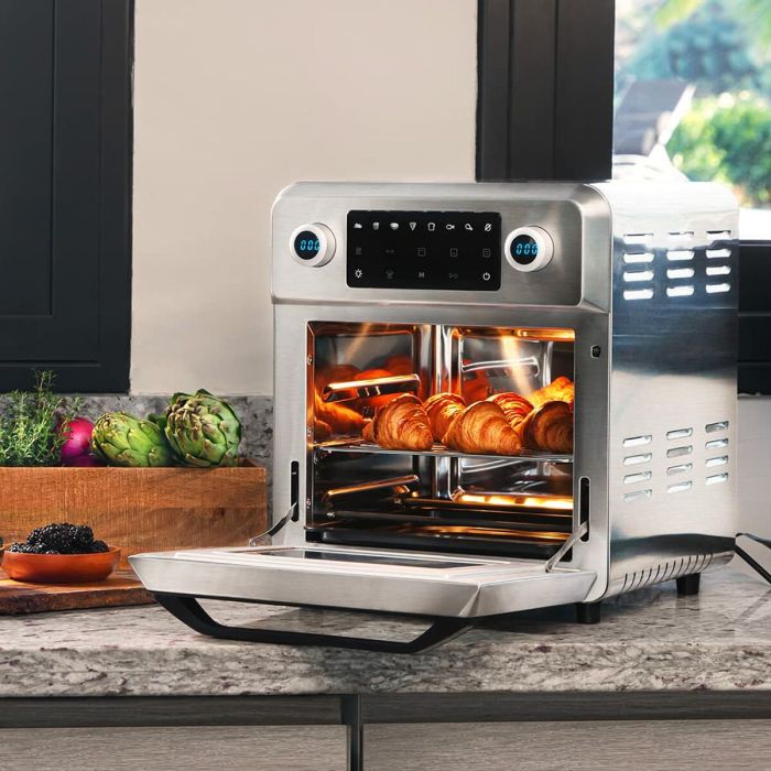 Mini Horno Eléctrico Cecotec Bake&Fry 1400 Touch Steel 1 Mini Horno Eléctrico Cecotec Bake&Fry 1400 Touch Steel 1