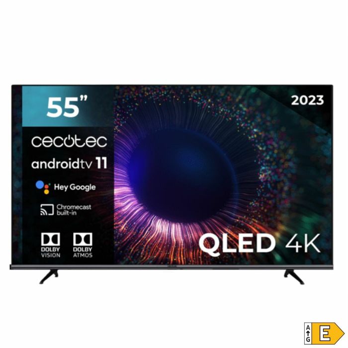 Televisión Cecotec 02568 55" 4K Ultra HD QLED Android TV 3