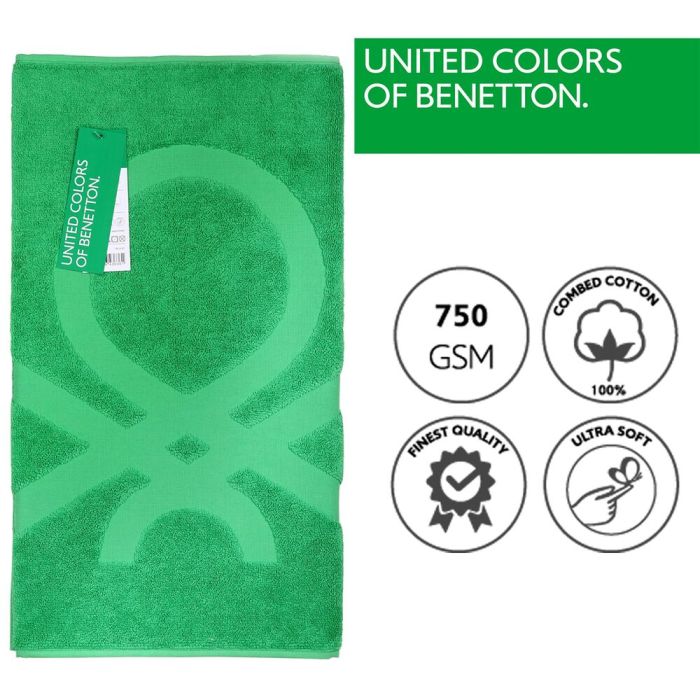 Alfombra de baño Benetton BE219 Verde (50 x 80 cm) 1