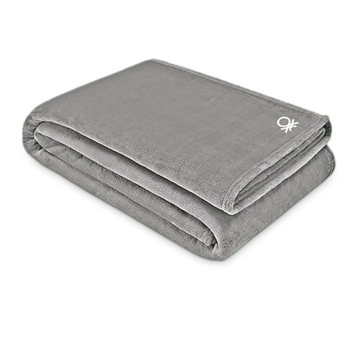 Manta Benetton Tevere Gris (140 x 190 cm) 0 Manta Benetton Tevere Gris (140 x 190 cm) 0