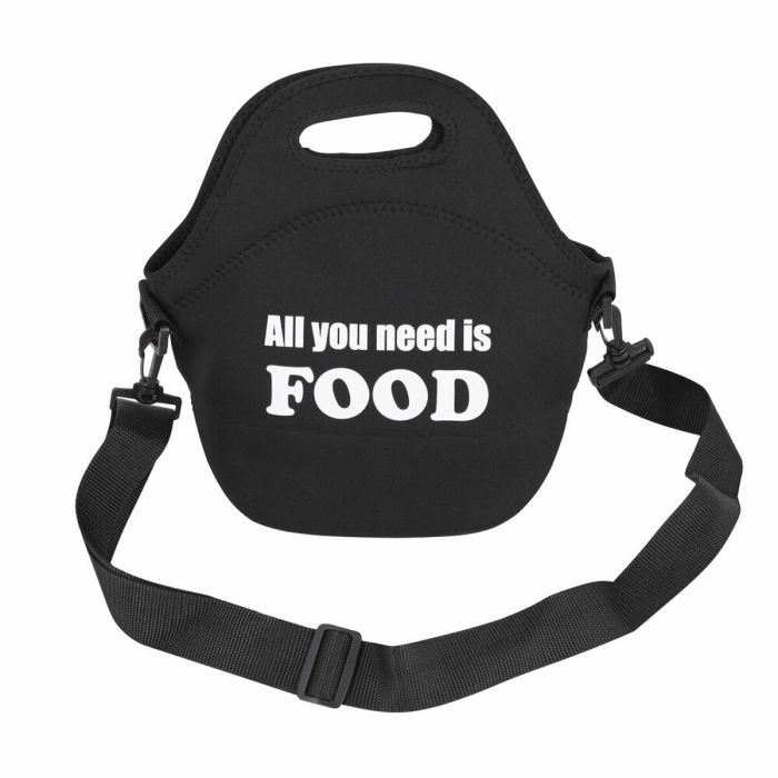 Bolsa para almuerzo de neopreno 30x30x17cm negra expert bgeu4332 san ignacio