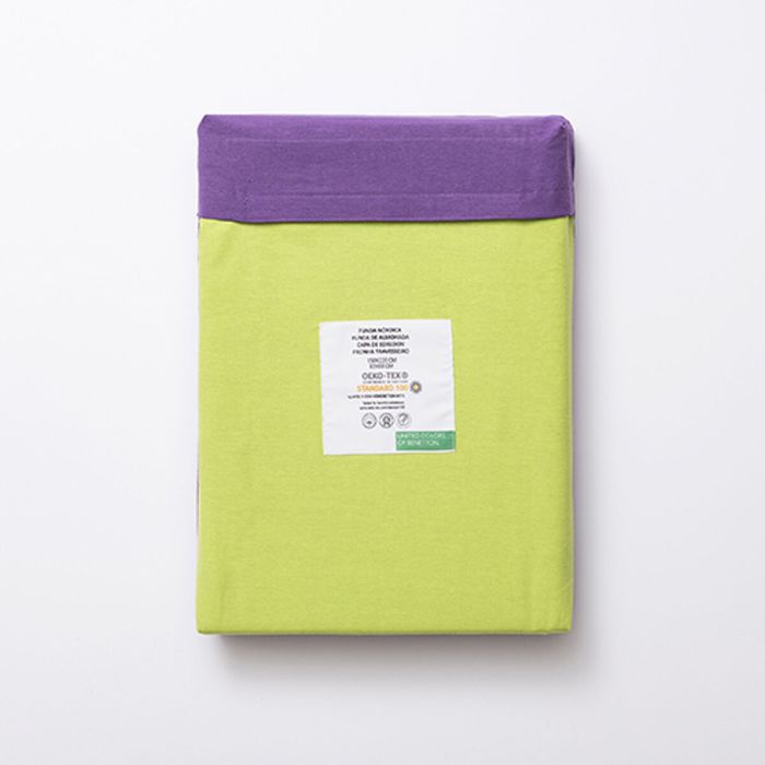 Juego de funda nórdica Benetton Rainbow Verde Morado 63 x 63 cm 2 Piezas 4