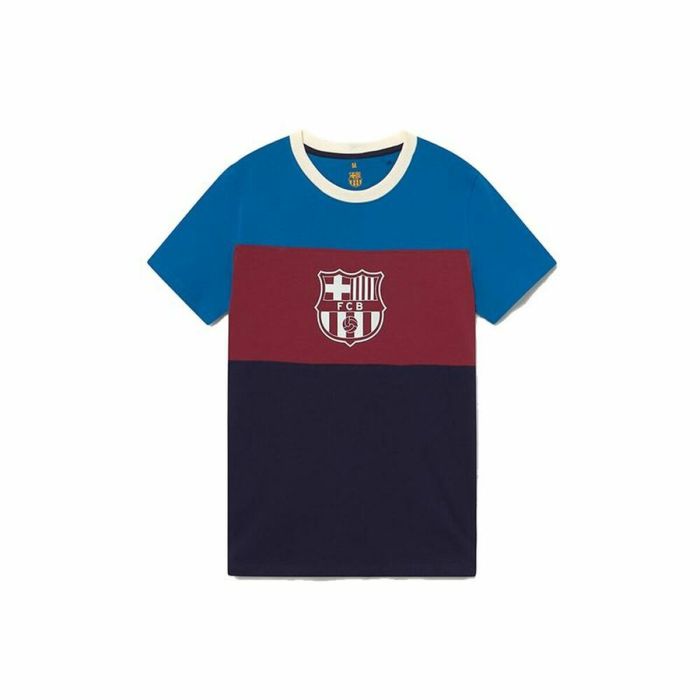 Camiseta de Fútbol de Manga Corta para Niños F.C. Barcelona Rojo 4 Años