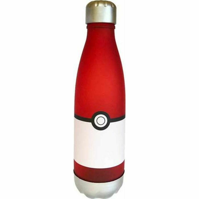 Botella Térmica Pokémon Poké Ball Rojo Plástico
