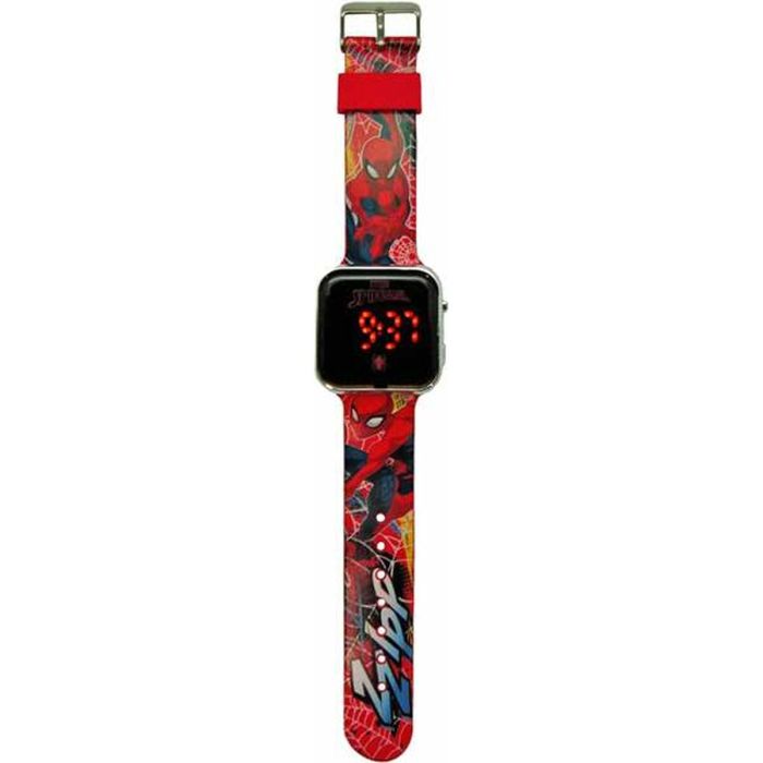 Reloj digital Spider-Man Pantalla LED Rojo Ø 3,5 cm 1