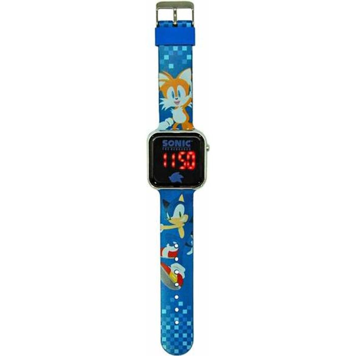 Reloj digital Sonic Infantil Pantalla LED Azul Ø 3,5 cm 1