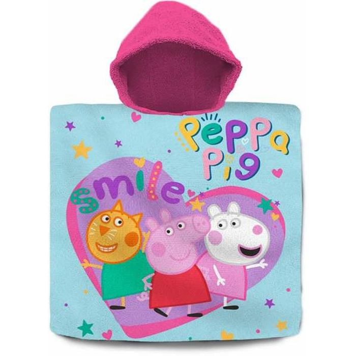Poncho-Toalla con Capucha Peppa Pig 60 x 120 cm Poncho-Toalla con Capucha Peppa Pig 60 x 120 cm
