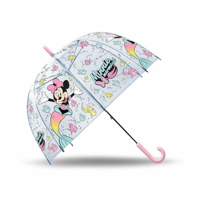 Paraguas Minnie Mouse 46 cm Transparente Infantil