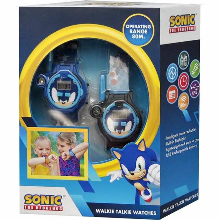 Reloj Infantil Sonic Walkie-Talkie 2 Piezas