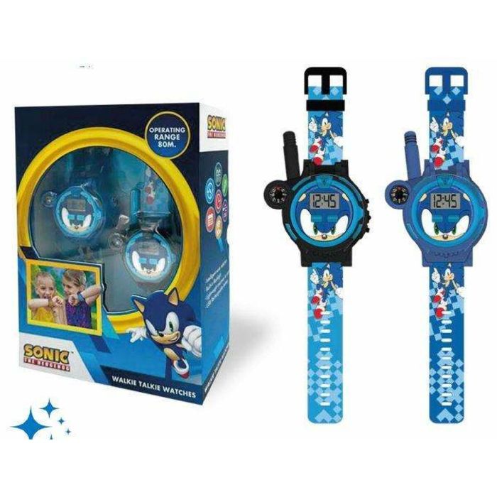 Reloj Infantil Sonic Walkie-Talkie 2 Piezas 1