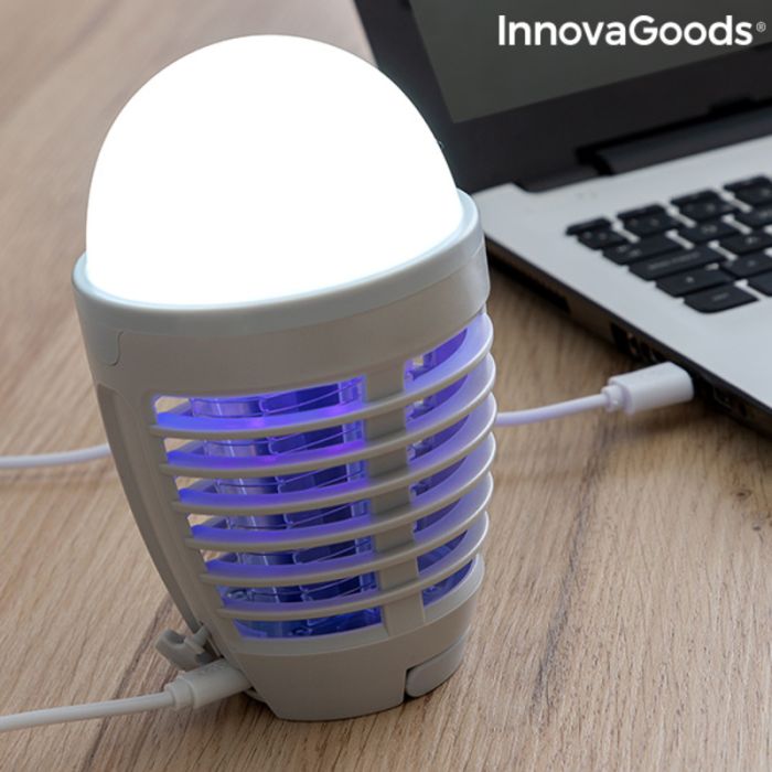 Lámpara Antimosquitos Recargable con LED 2 en 1 KL Bulb InnovaGoods 7