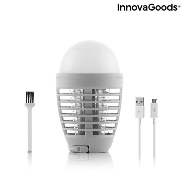 Lámpara Antimosquitos Recargable con LED 2 en 1 KL Bulb InnovaGoods 4