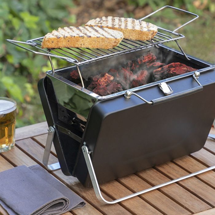 Maletín Barbacoa de Carbón Portátil y Plegable InnovaGoods Handy·Q (Reacondicionado A+) 6