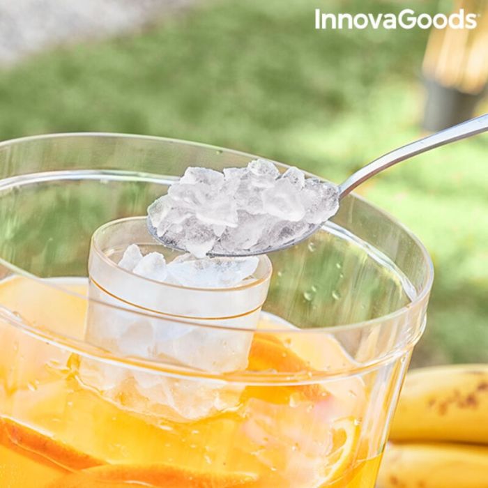 Dispensador de Bebidas Doble con Depósitos de Hielo y Bandeja para Aperitivos InnovaGoods TwinTap (Reacondicionado A+)