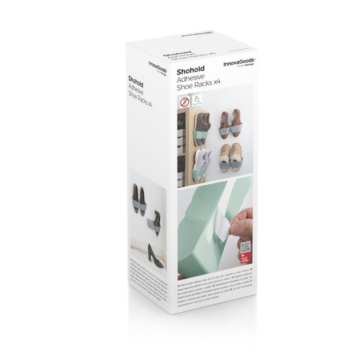Zapateros Adhesivos Shohold InnovaGoods Pack de 4 uds (Reacondicionado A+) 1 Zapateros Adhesivos Shohold InnovaGoods Pack de 4 uds (Reacondicionado A+) 1