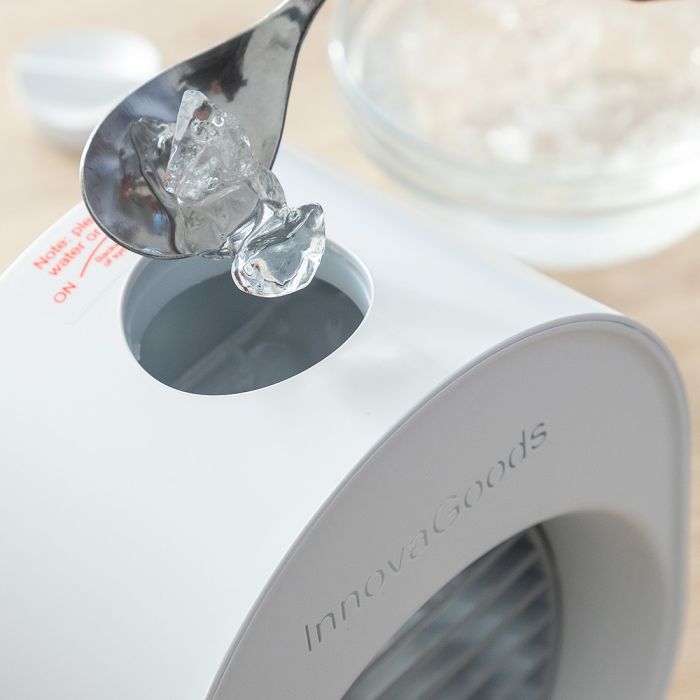 Mini Climatizador Humidificador por Ultrasonidos con LED Koolizer InnovaGoods Humidificador mini 200 ml Blanco (Reacondicionado 9 Mini Climatizador Humidificador por Ultrasonidos con LED Koolizer InnovaGoods Humidificador mini 200 ml Blanco (Reacondicionado 9