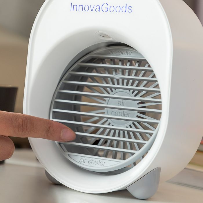 Mini Climatizador Humidificador por Ultrasonidos con LED Koolizer InnovaGoods Humidificador mini 200 ml Blanco (Reacondicionado 5 Mini Climatizador Humidificador por Ultrasonidos con LED Koolizer InnovaGoods Humidificador mini 200 ml Blanco (Reacondicionado 5