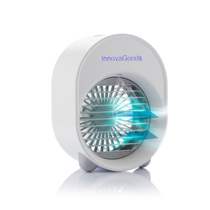 Mini Climatizador Humidificador por Ultrasonidos con LED Koolizer InnovaGoods Humidificador mini 200 ml Blanco (Reacondicionado 3 Mini Climatizador Humidificador por Ultrasonidos con LED Koolizer InnovaGoods Humidificador mini 200 ml Blanco (Reacondicionado 3