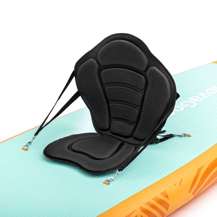 Tabla de Paddle Surf Hinchable 2 en 1 con Asiento y Accesorios Siros InnovaGoods 10'5" 320 cm Naranja (Reacondicionado A+) 3