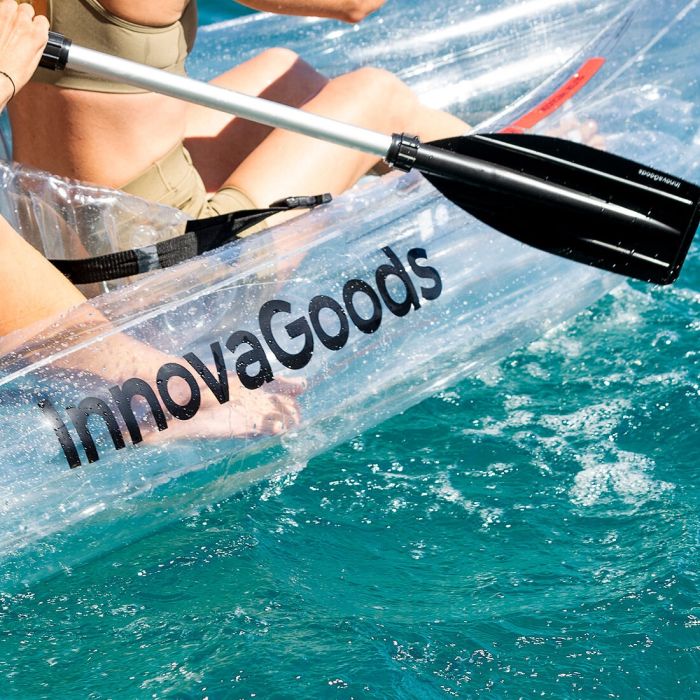 Kayak Hinchable Transparente con Accesorios Paros InnovaGoods 312 cm 2 plazas 6