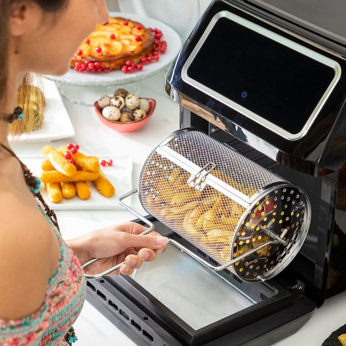 Freidora sin Aceite InnovaGoods Acero Inoxidable Negro 12 L 1800 W (Reacondicionado A+) 16 Freidora sin Aceite InnovaGoods Acero Inoxidable Negro 12 L 1800 W (Reacondicionado A+) 16