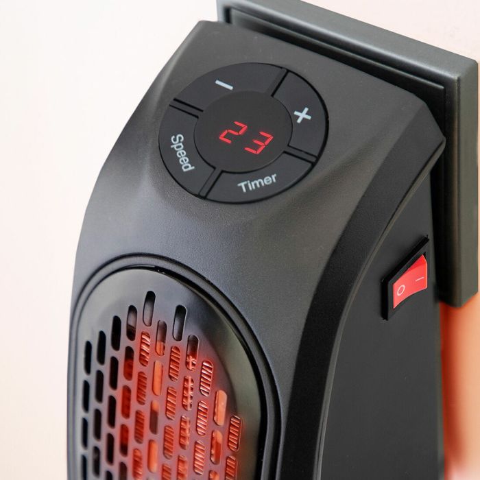 Mini Calefactor de Enchufe Portátil Heatpod InnovaGoods 400 W 9