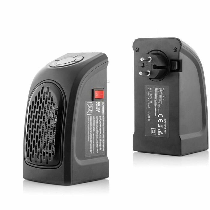 Mini Calefactor de Enchufe Portátil Heatpod InnovaGoods 400 W 3