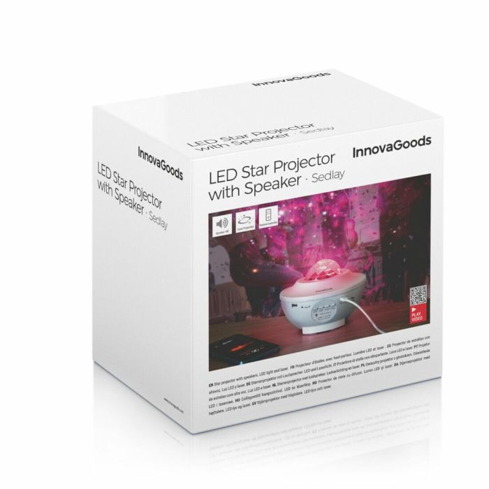 Proyector de Estrellas LED y Láser con Altavoz Sedlay InnovaGoods 1