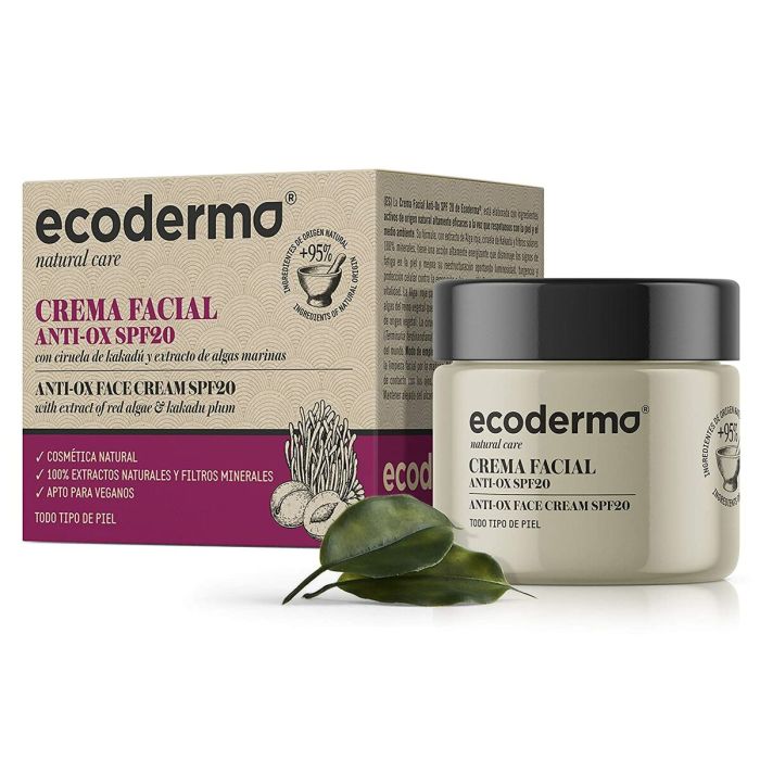 Crema Facial Ecoderma Anti-Ox Spf 20 (50 ml) 1