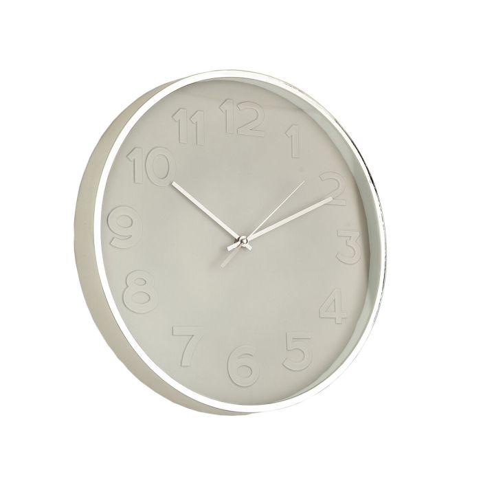 Reloj de Pared Romimex Blanco Dorado PVC 40 x 40 x 3 cm