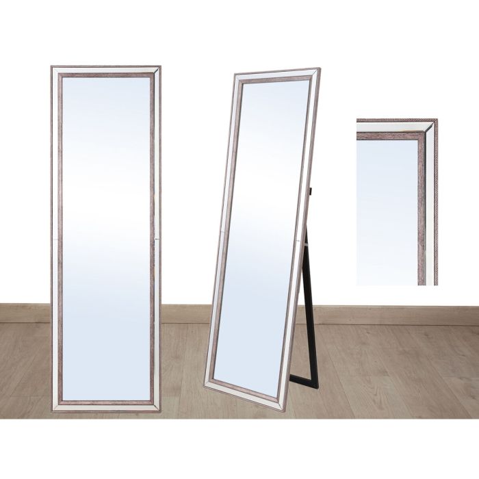Espejo de pie Romimex Plateado 50 x 160 x 3 cm 1