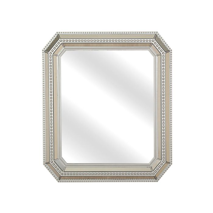 Espejo de pared Romimex Plateado PVC 56 x 65 x 3 cm