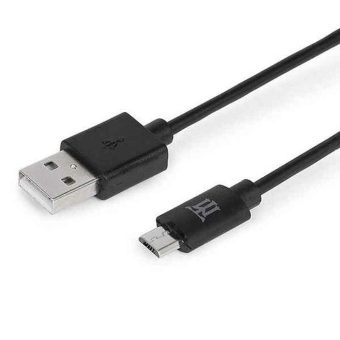 Cable USB a micro USB Maillon Technologique MTBMUB241 Negro 1 m (1 m)