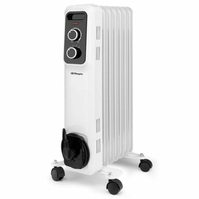 Radiador de Aceite Orbegozo RS 1500/ 3 Potencias/ 1500W/ 7 Elementos Caloríficos