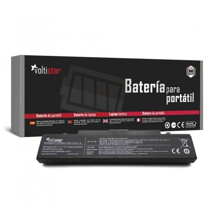 Batería para Portátil Voltistar BATSAMR520 Negro 4400 mAh 11,1 V