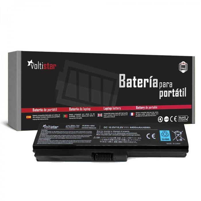 Batería para Portátil Voltistar BATTOSHL650 Negro 4400 mAh 10,8 V