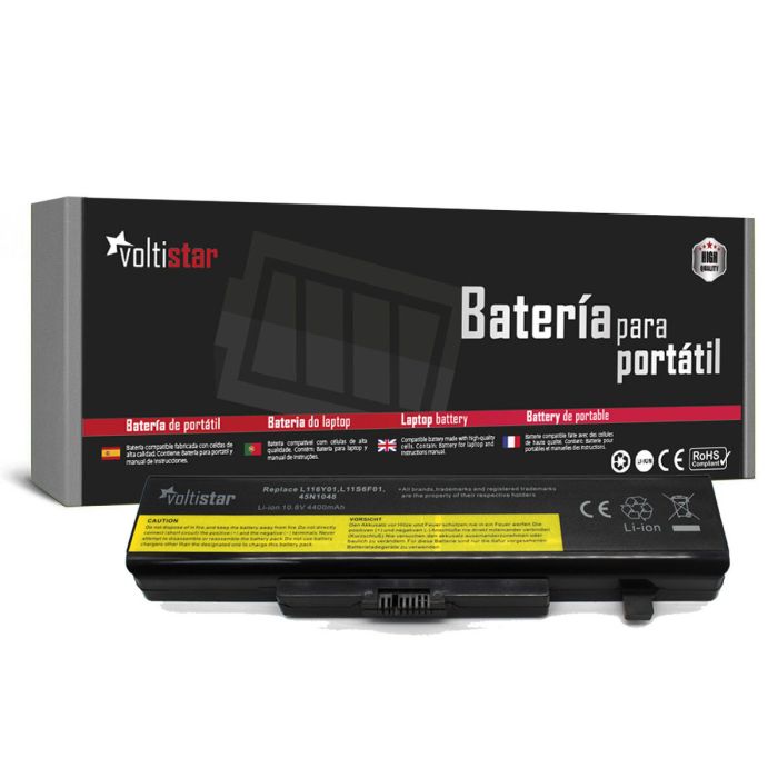 Batería para Portátil Voltistar BAT2156 Negro 4400 mAh