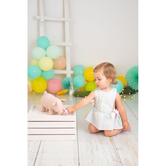 Peluche Crochetts Bebe Rosa Cerdo 30 x 13 x 8 cm 7