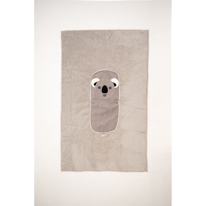 Manta Crochetts Manta Gris Koala 85 x 145 x 2 cm 7