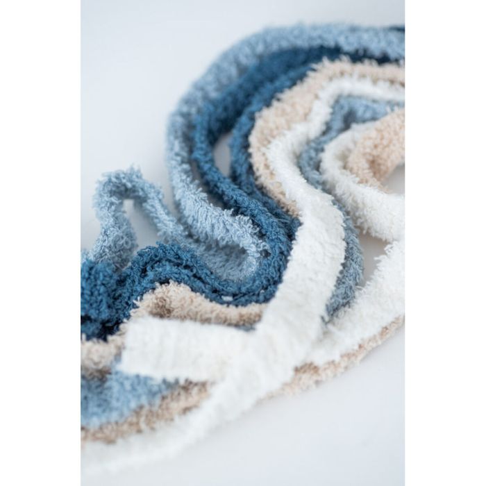 Set de peluches Crochetts Azul Blanco Medusa 40 x 95 x 8 cm 2 Piezas 2