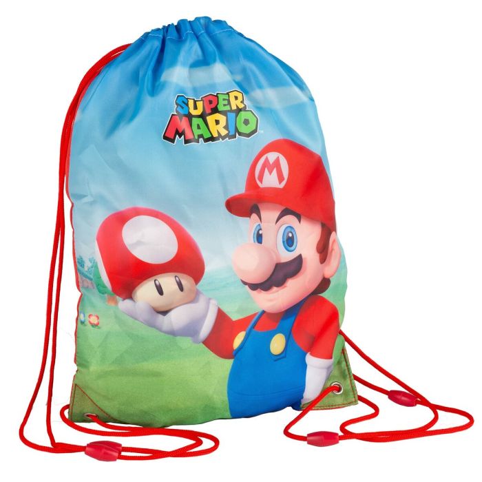Bolsa Mochila con Cuerdas Super Mario Rojo (40 x 29 cm) 2 Bolsa Mochila con Cuerdas Super Mario Rojo (40 x 29 cm) 2