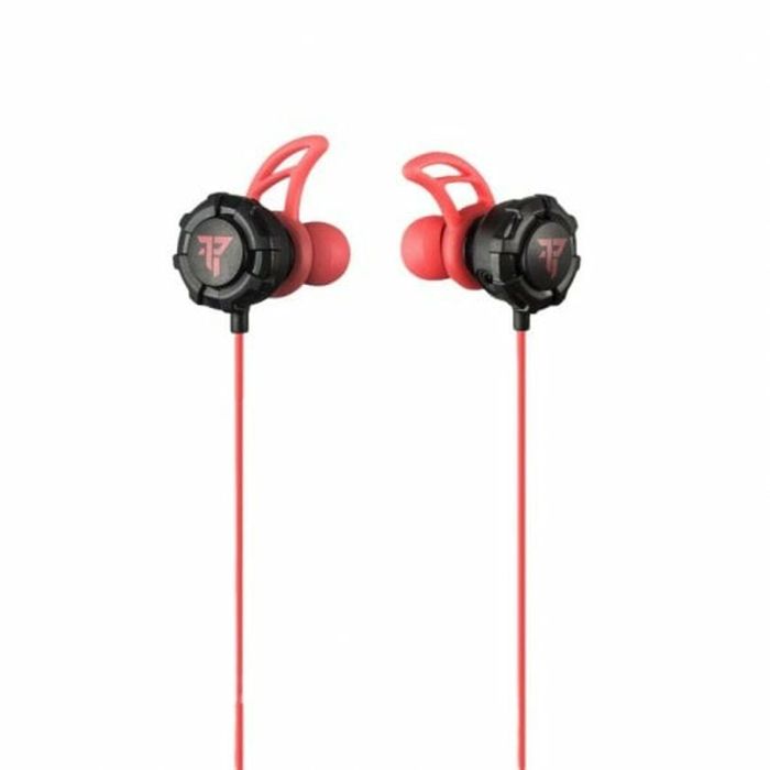 Auriculares con Micrófono Tempest Battle Negro Rojo